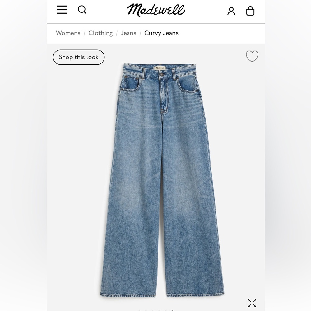Brand new Super Wide Leg Jeans